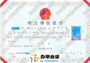 成都学院2010年学位证样本