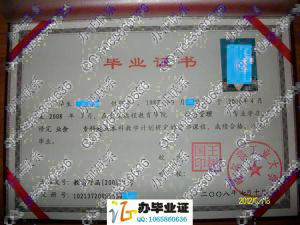 哈尔滨工业大学远程教育学院2008年毕业证书