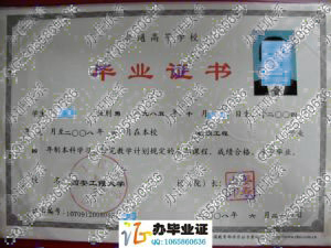 西安工程大学2008年毕业证书