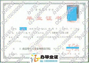 南京理工大学泰州科技学院2009年毕业证