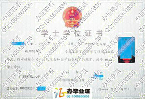 广西师范大学漓江学院2011年学位证样本 src=