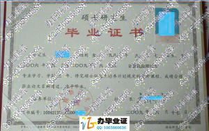 湖南师范大学2009年硕士研究生毕业证样本