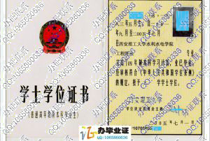 西安理工大学2005年学位证