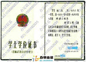 同济大学1995年学位证书 src=