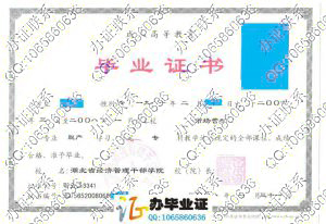 湖北省经济管理干部学院2008年成人教育毕业证