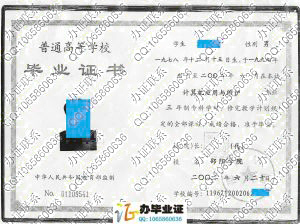 邵阳学院2002年大专毕业证