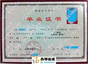 山东财经大学2012年广告学.金融学(辅修)本科毕业证样本