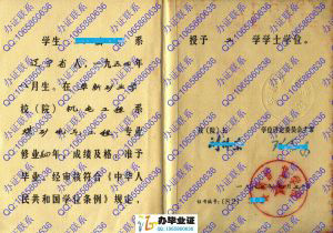 阜新矿业学院1982年学位证书