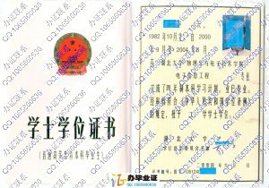 湖北大学2004年学位证