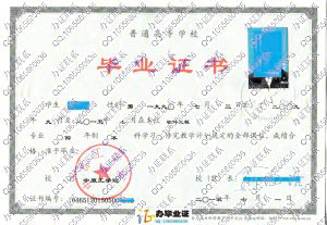 中原工学院2015年本科毕业证