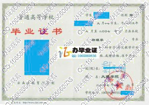 大理学院2007年本科毕业证