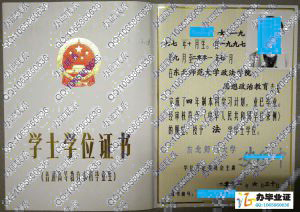 东北师范大学2001年学位证