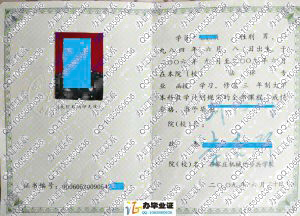 石家庄机械化步兵学院2009年成人毕业证