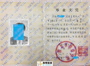 湖北省教育学院1989年脱产专升本毕业证