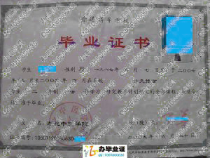 湖北中医学院2009年毕业证