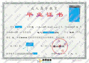 唐山学院2010年成人毕业证