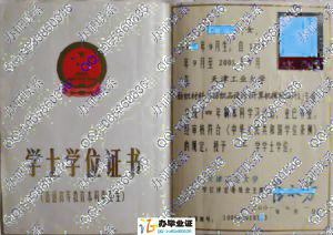 天津工业大学2001年学位证 src=