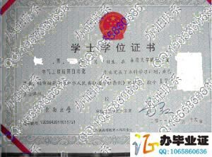 东南大学成贤学院2011年学位证书